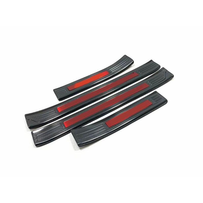 For Mazda 3 Mazda3 Axela M3     Car Stick Stainless Steel Pedal Door Sill Scuff Plate Cover Outside Threshold