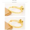 Korean Fashion Brass Gold -Plated Jewelry Smooth Starry Bell Children 'S Bracelet 