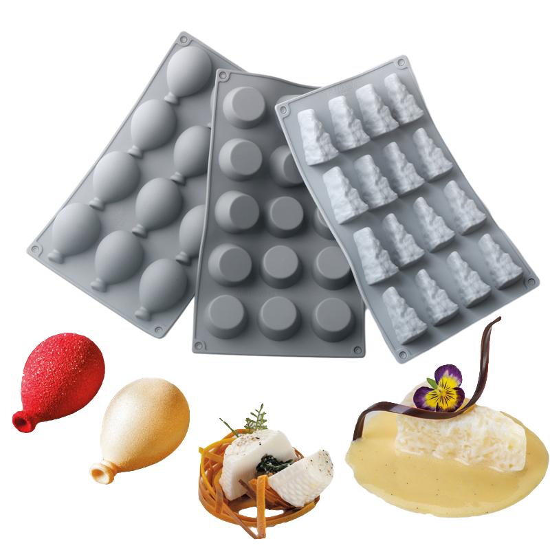 Mousse Cake Moulds Balloon Shape Silicone Cake Molds Whey Cheese Dessert  Baking Tools Kitchen Supplies