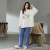 Cute Women's Pajamas Set Warm Pajamas Autumn and Winter Long Sleeve Long Pants Girls Pajamas Soft Pajamas Comfortable Cartoon Pajamas