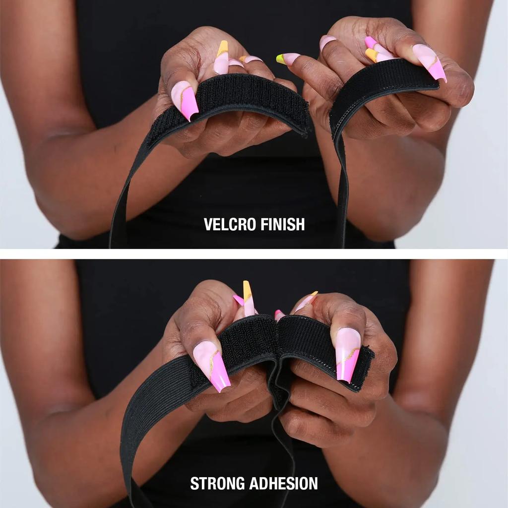 3 Pcs Elastic Band Lace Melting Bands Adjustable Wig Headbands for Lace Frontal Laying[kjo;u'\