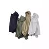 Unisex Half-Zip Breathable Sports Hoodie - Trendy & Comfortable Solid Color Outerwear for Men