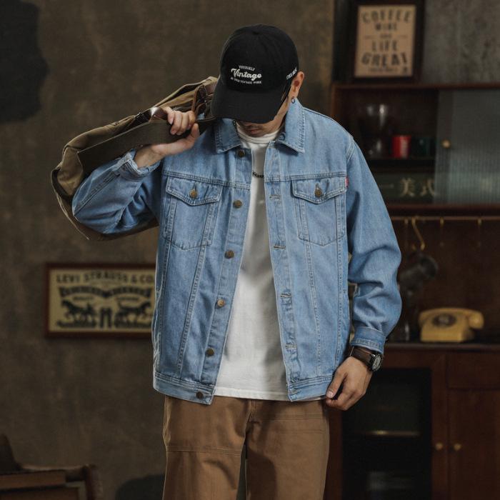 Men's Korean Style Denim Jacket: Casual, Trendy, Retro, Versatile, and Handsome for Spring & Autumn