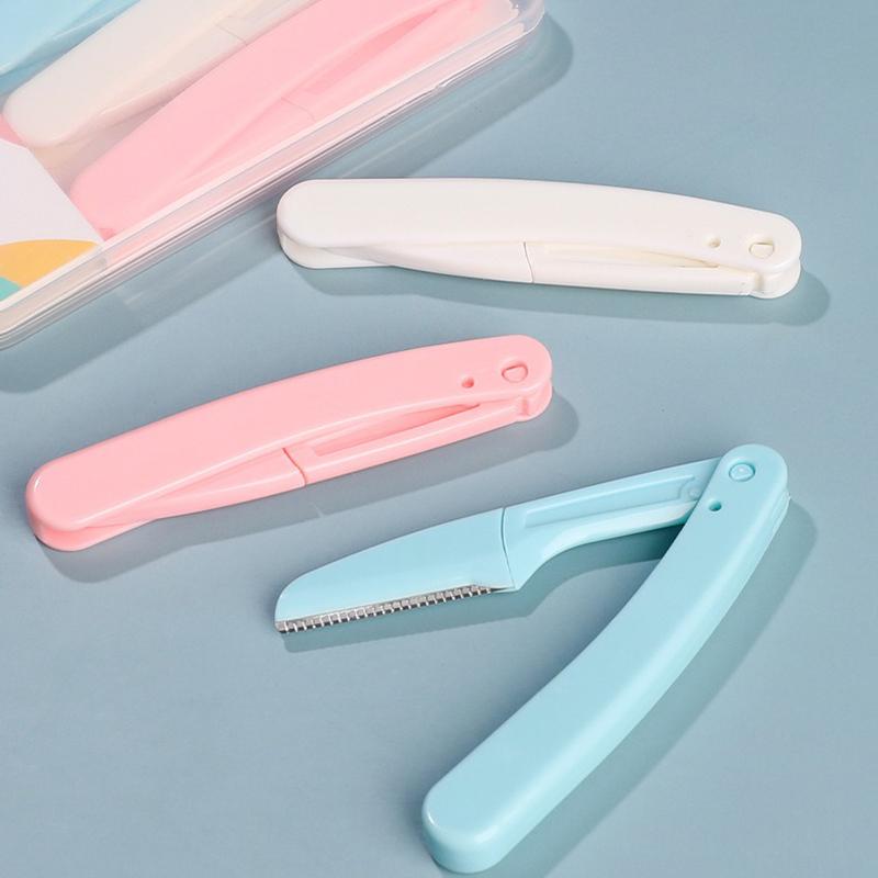 Professional Face Razor Eyebrow Trimmer Ladies Eyebrow Knife Facial Shaver Blades Hair Remover For Women Beauty Tools