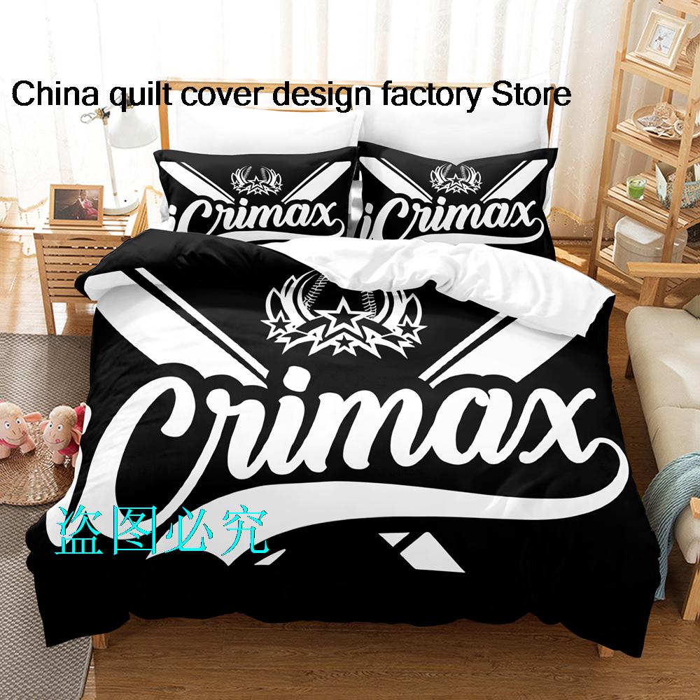 Burgerpommes Icrimax Bedding Set Single Twin Full Queen King Size Bed Set Kids Bedroom Duvetcover Sets Anime Bed Sheet Set