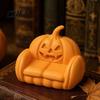 Office Desk Ornaments 3D Printed Ghost Pumpkin Sofa Ornaments, Spooky Cute Halloween Decor Tray, Haunted Decorative Collectible Toys House Shelf