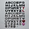 ABAL1 A-Z 0-9 45mm Letters Numbers DIY Car Styling Refitting Emblem Logo Sticker Alphabet House Number Website Address Advertising