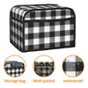 Toaster Cover Super Soft Appliance Cover Machine Washable Toaster Cover With Pocket For Most Standard 2 Slice Toasters