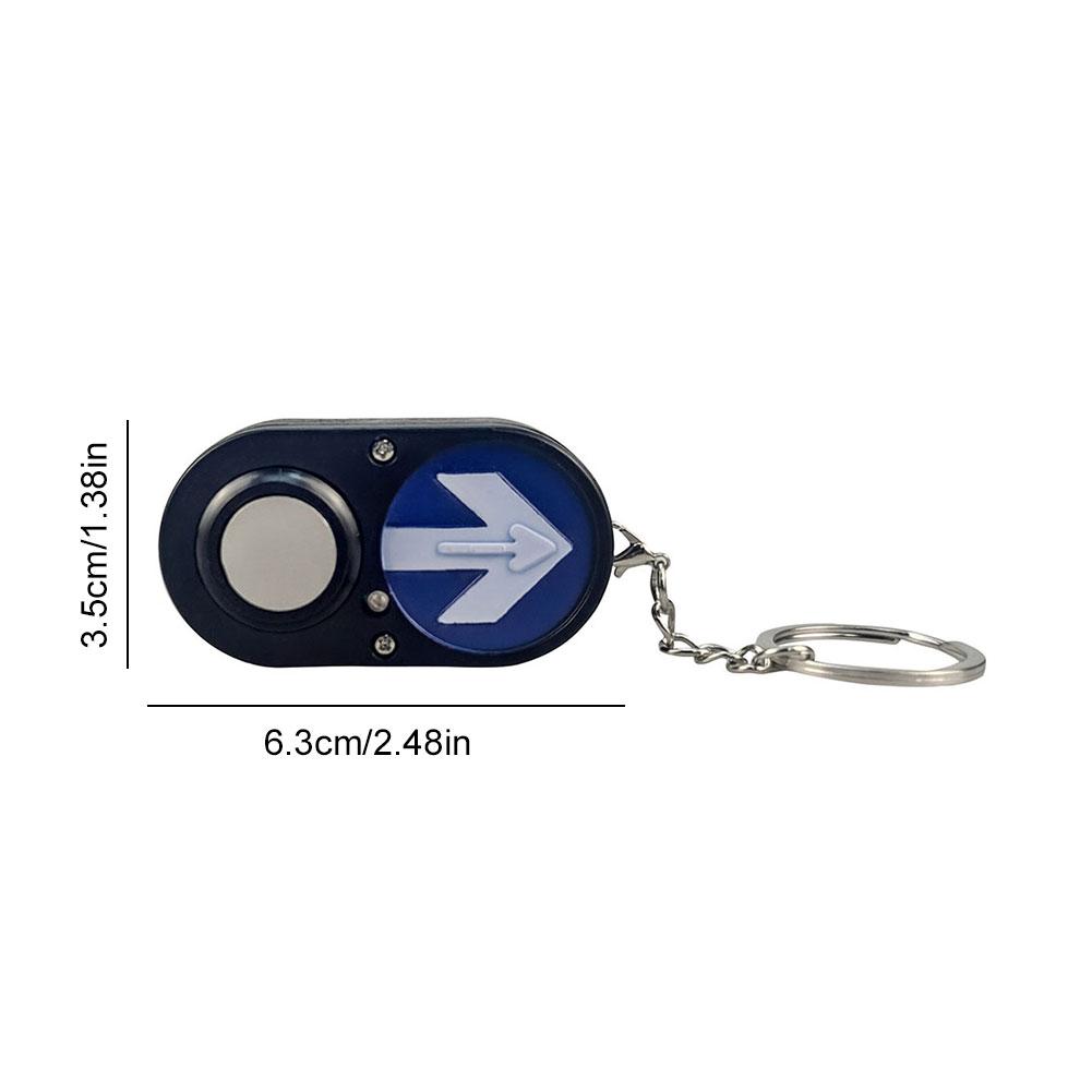

Australian Sidewalk Traffic Light Keychain Button Handheld Press To Make Sound Keychain Commemorative Gift Funny Sound Accessory