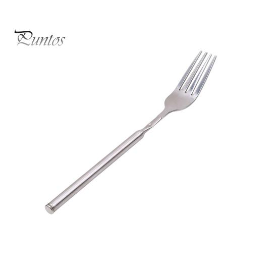 Extendable Fork Telescoping Spoon Stainless Steel Retractable Dinner Spoon Long-Handled Prank Fork Versatile Dining Tool for BBQ Camping