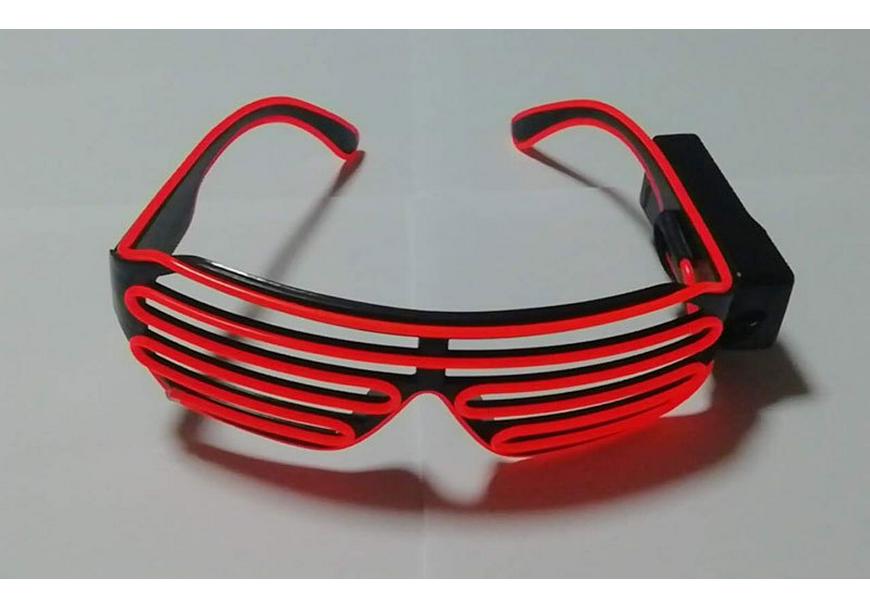 LED Party Blinds: Flashing Music Glasses for Clubbing and Atmosphere