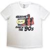 Marvel Comics Deadpool Nerdin' Since The '90s T-shirt Blanc Nouveau T-shirt Unisexe