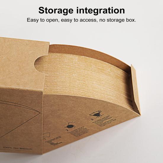 40/100 Stück kegelförmiges Kaffeefilterpapier für 1–4 Tassen, V-förmiges Design, Einweg-Kaffeefilterpapier, V01/V02 Kaffeefilter