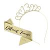 Cross-Border Digital Birthday Crown Set: Headdress, Party Shoulder Strap & Etiquette Belt Photo Prop for Girls