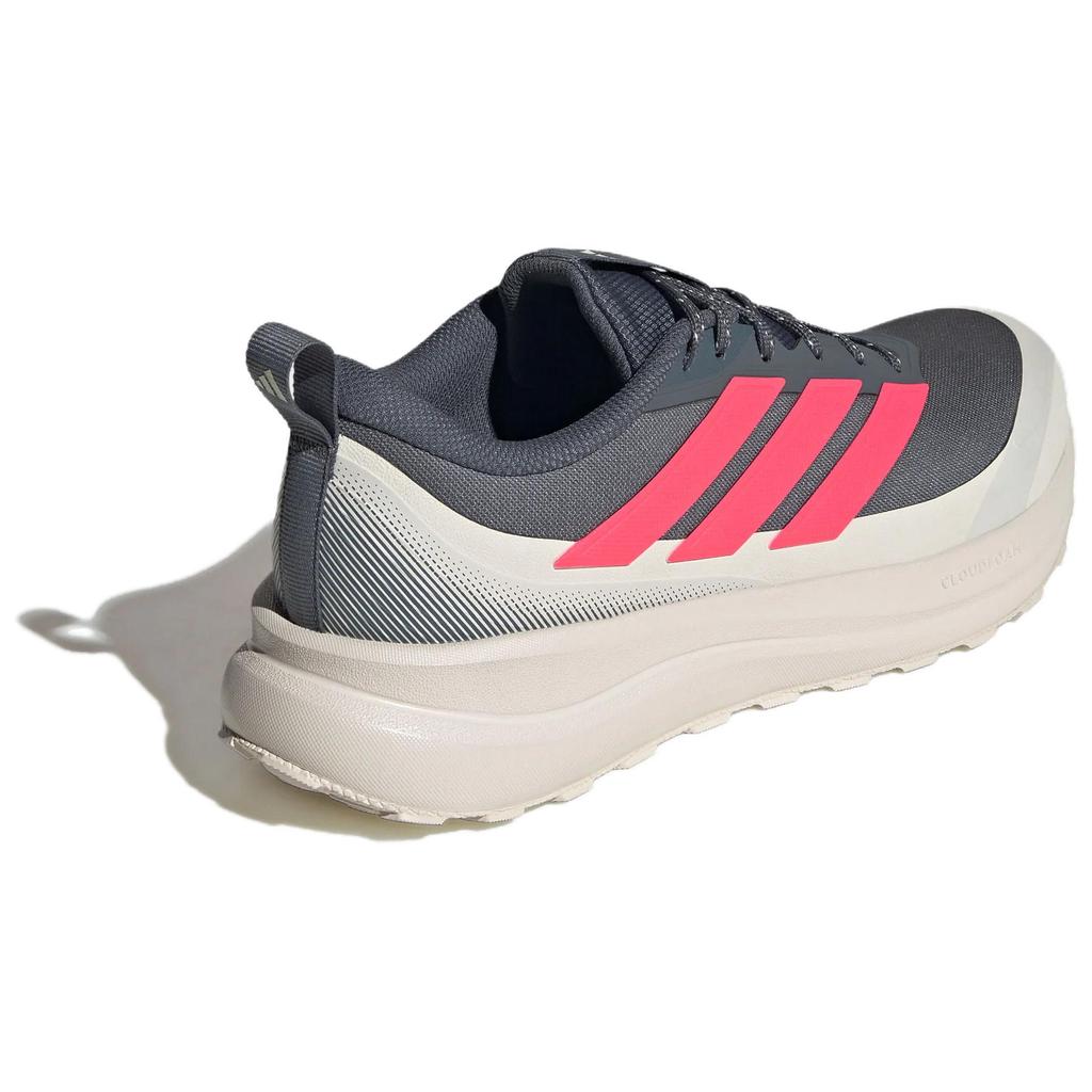 Adidas Runfalcon 6 Running Shoes Men's Low Top Asphalt Gray/Neon Red/Gray IH1831