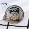 2025 Snake Commemorative Coin Chinese New Year Collectible Iron Coin Year of The Snake Badge Coin for Wealth And Good Luck