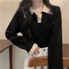Autumn 2022 Women's Slim Long-Sleeve Polo Lapel T-Shirt – Versatile Student Trendwear