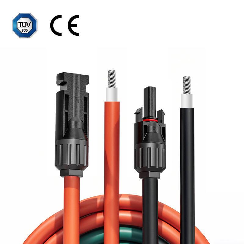 National Standard MC4 Solar DC Extension Cable: Photovoltaic Adapter in 2.5/4/6 mm², Male to Female Connector