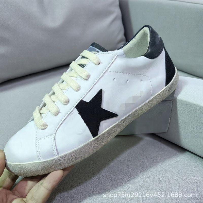 Scarpe da Ginnastica Loafer Donna Stampa Stelle Usurata Tacco Basso Comode Casual con Suola in Gomma