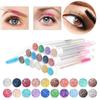 3pcs Eyelash Eyebrow Brush Mascara Wands Diamond Tube Crystal Handle Lash Applicator+
