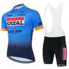 Soudal Quick Step Cycling Jersey Set 2025 Men NEW Summer Cycling Clothing MTB Road Shirt Bicycle Bib Shorts Maillot Ciclismo