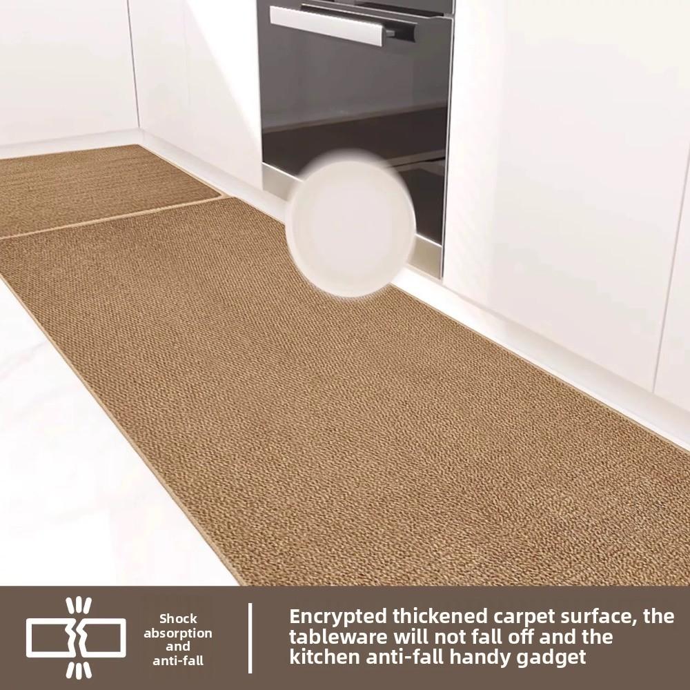 Super Absorpční Koupelnová Předložka s Lněnou Vazbou Měkký Koberec Kuchyňská Dekorace Kuchyňská Podlahová Rohož Domov