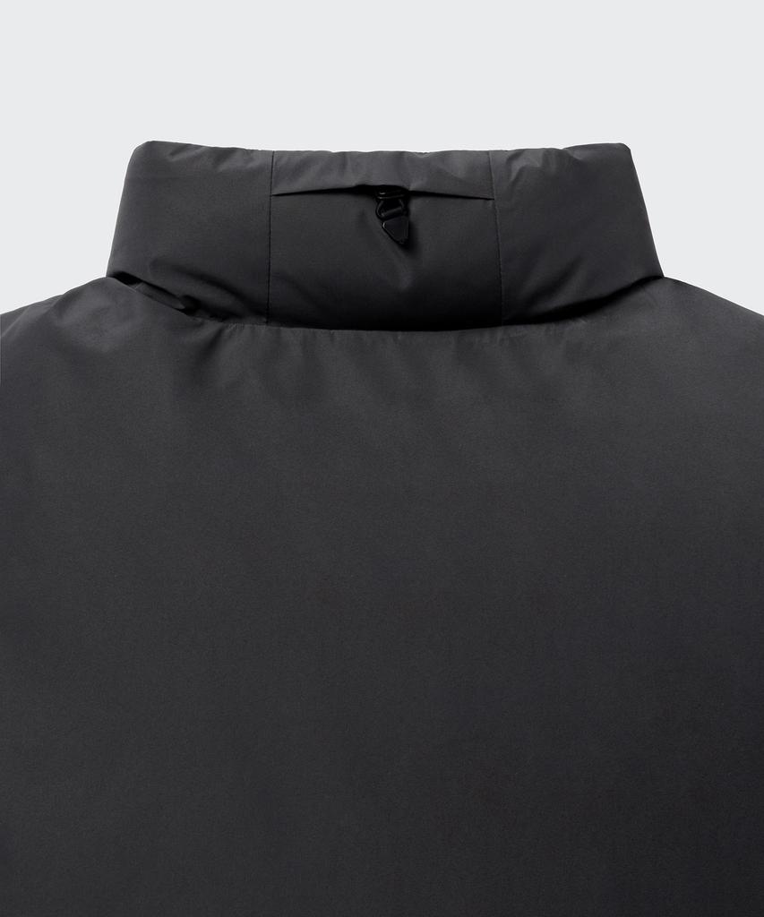 Musinsa Standard [City Leisure] Non-Quilted Down Short Padded Jacket [Black]