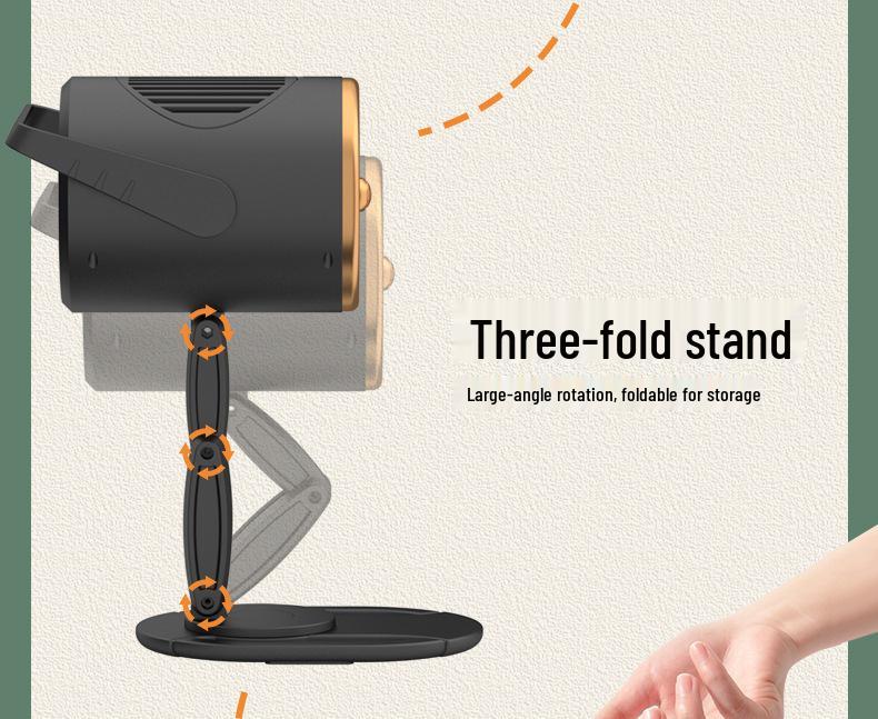 Desktop Foldable Range Hood: Three-Speed, High Suction, Deodorizing, Filtering for Outdoor Barbecue and Hot Pot.