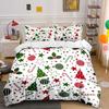 Festive Evergreen Charm Bedding Sets Duvet Cover Sets Duvet Covers Pillowcases(1*Duvet Cover 2*Pillowcases Without Duvet Insert)
