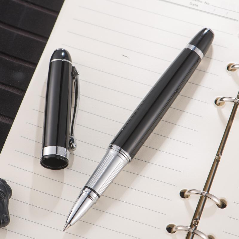 Signature Pen Business Gift Pen Insurance Bank Gift Metal Pen Advertising Gender-Neutral Pen Black Metal Pen