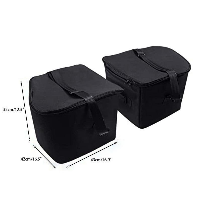 Pour Tesla Model 3 Y 1 Paire Organisateur Refroidisseur Frunk Sac de Rangement Étanche Isolé pour Coffre Avant Avec Sangles Sac Glacière Isolé