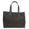 Used Tote Bag MM New Travel Line Jacquard Nylon Marron Everyday Use