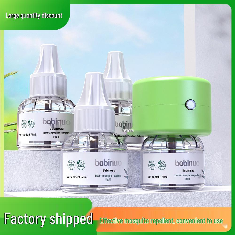Barbino Family-Safe Electric Mosquito Repellent Liquid Plug-In Mosquito Repellent Liquid