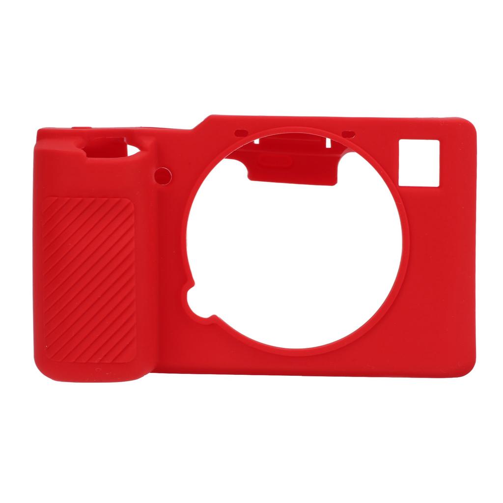 Camera Housing Case Soft Silicone Skin Housing Protective Cover for Sony A7C ProtectionRed