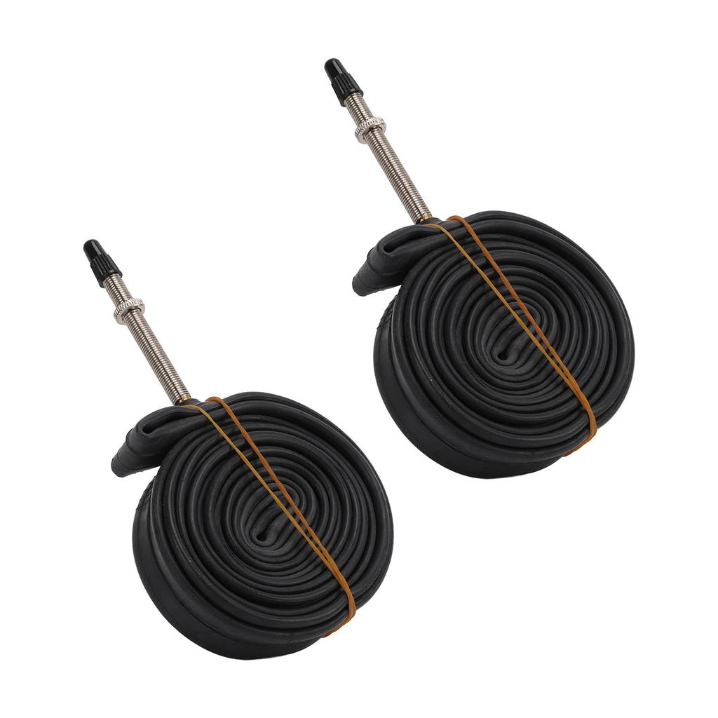 2Pcs Bike Inner Tube Butyl Rubber 700x23C Interior French Valve Tube for Road MTB Bike700X23C
