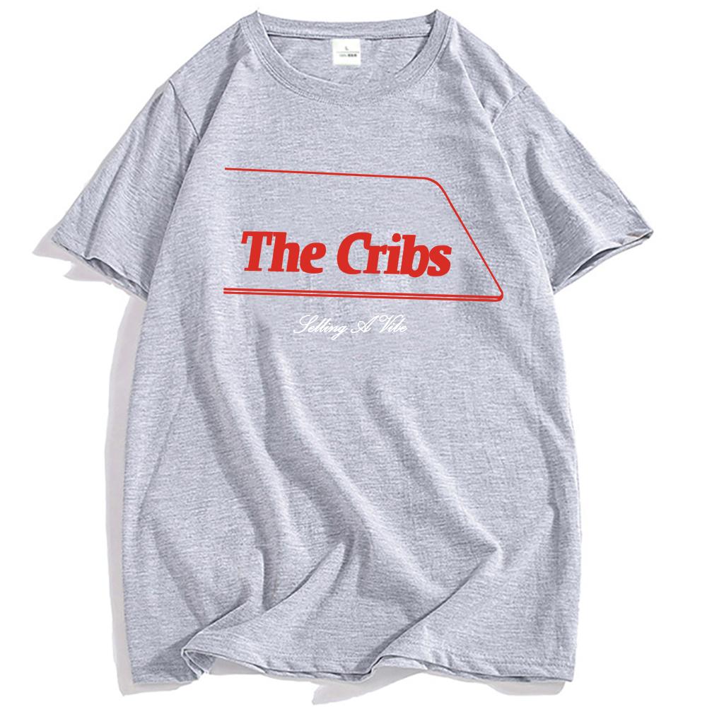 

Selling A Vibe Exclusive T-Shirt The Cribs Rock Band Graphic Tshirts Cotton Short Sleeve Loose Men T Shirt Unisex Streetwear Tee XXL