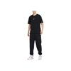 Nike Air Casual Loose-Fit Fleece-Lined Joggers Men Bottoms Black FB7210-010