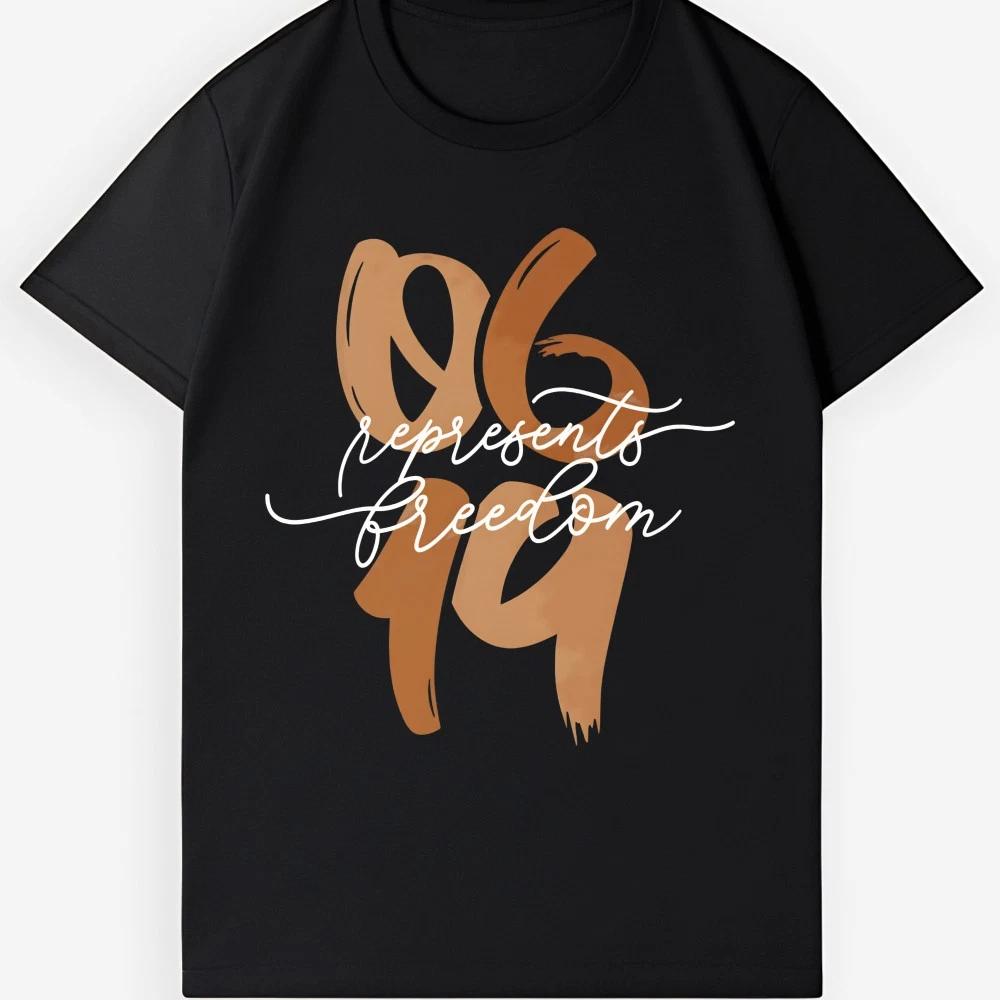 Unisex Represents Freedom Graphic T-Shirt-Crew Neck Classic Tee Free Shipping S