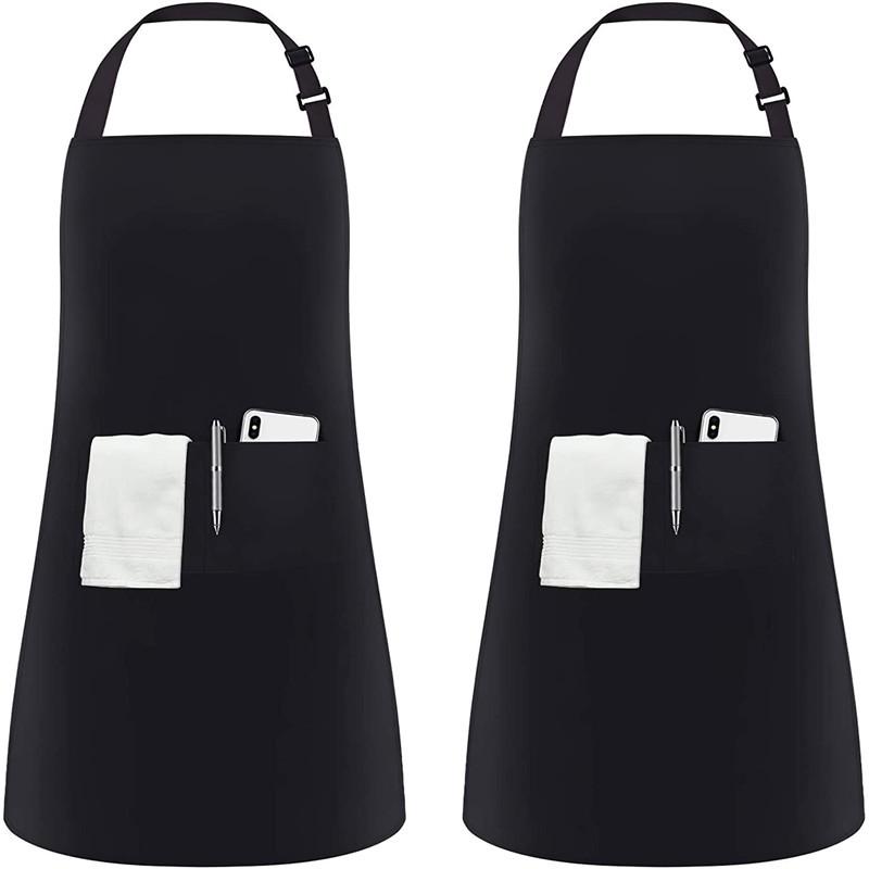Waterproof Adjustable Hanging Neck Apron for Housework and Catering Staff