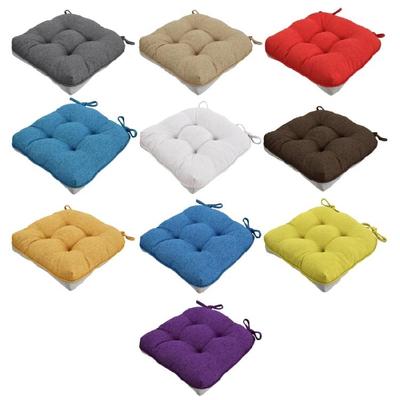 Thick Square Chair Cushion Features Nonslip Base Ideal For Home Offices And Restaurant Seatings