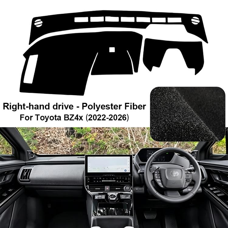 Custom Fit Dashboard Cover Pad for Toyota bZ4X 2022-2026 Anti-UV Sunshade Protector Non-Slip Dash Mat Interior Moulding