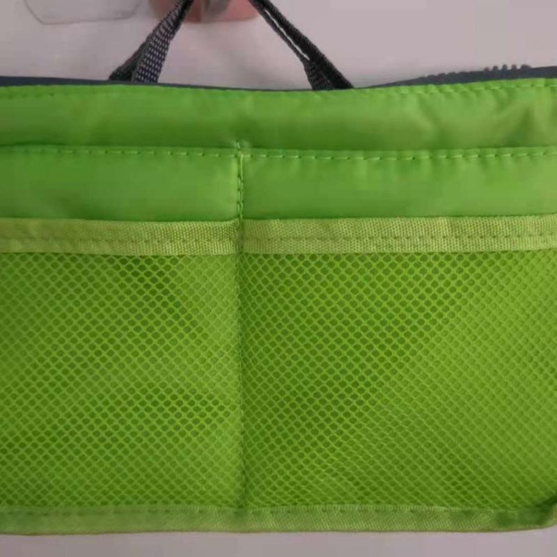 Korean Style Double Zipper Cosmetic Bag Multi Functional Storage Bag