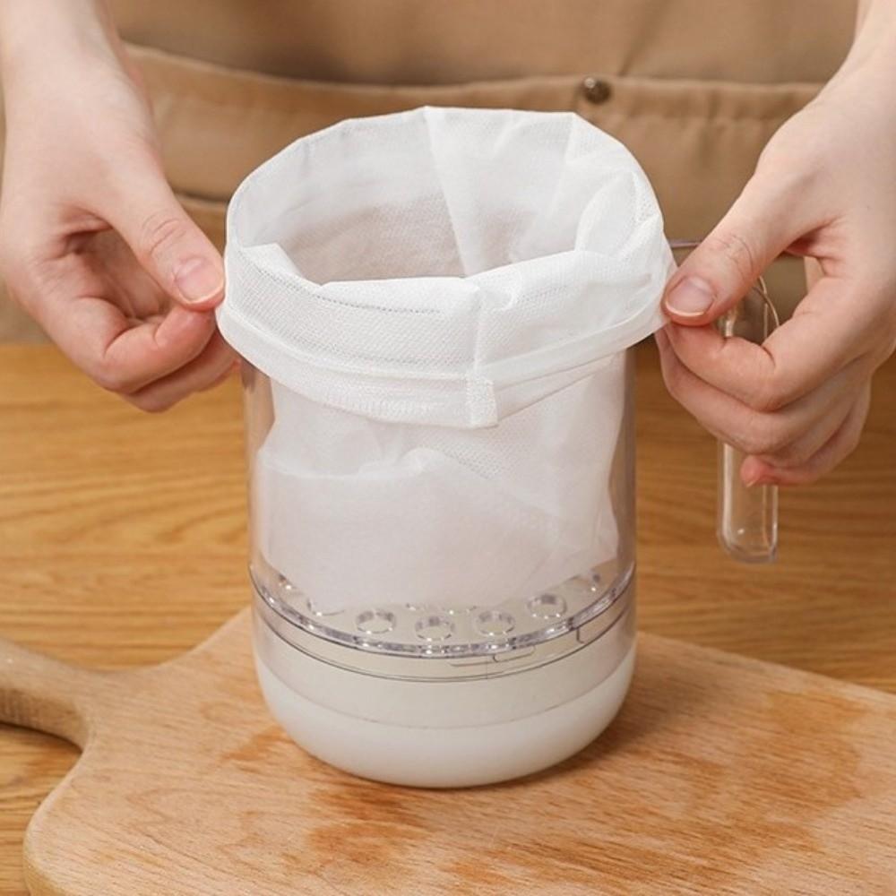 With Lid Greek Yogurt Strainer Reusable Cheese Yogurt Filter Multifunctional Whey Separator  Cheese