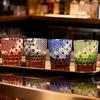 240ml Handmade Japanese Edo Kiriko Style Amber Whiskey Glass Tumbler for Home Bar Decor Rocks Bucket Cocktail Serving