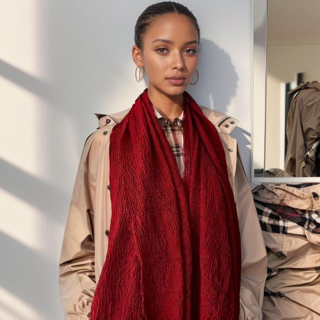 New Cotton Linen Gauze Scarf For Women Girls Spring Autumn Solid Scarves Soft Pashmina Foulard Simple Retro Beard Wrap Shawls