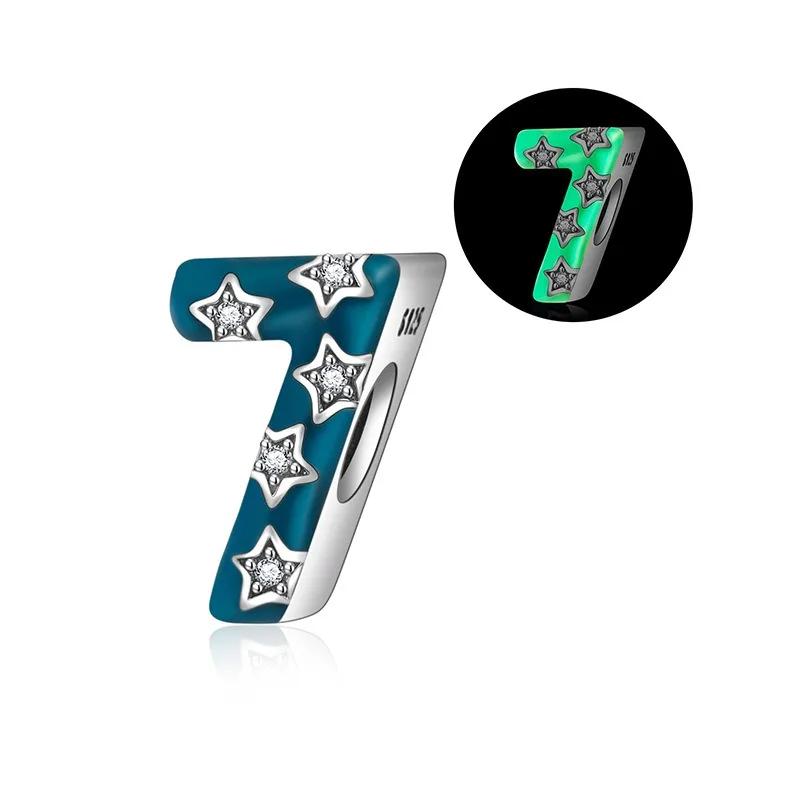 

Новые светящиеся в темноте медные цифры алфавита 26 букв подходят для браслетов, подвеска, сделай сам, детские украшения, подарки на День матери