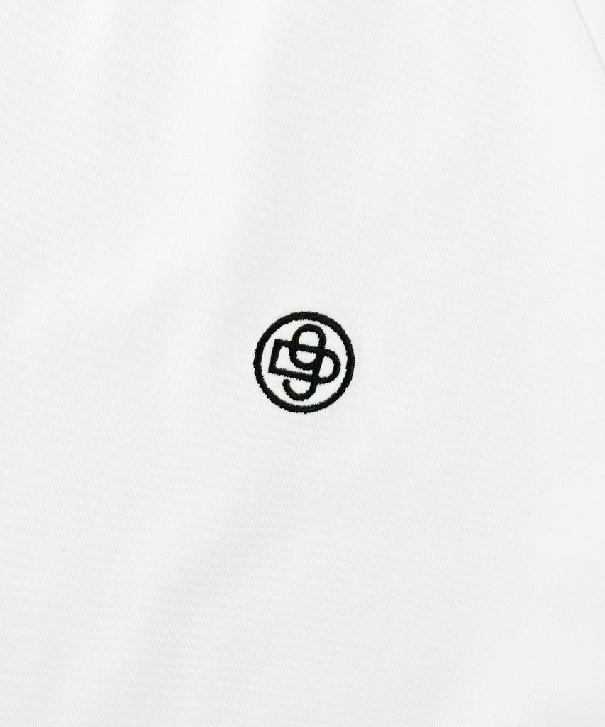 DISTN9NE Contrast Line Raglan Slim Short Sleeve Tee Lq2Tf242_White