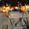 Luminous Hair Accessorie Cute Hairpin Kawaii Headwear Latest Year Headband Accessorie Christmas Decoration For Kids
