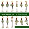 High Quality Natural Hetian Jade Round Beads - DIY Jewelry Accessories, Semi-finished.