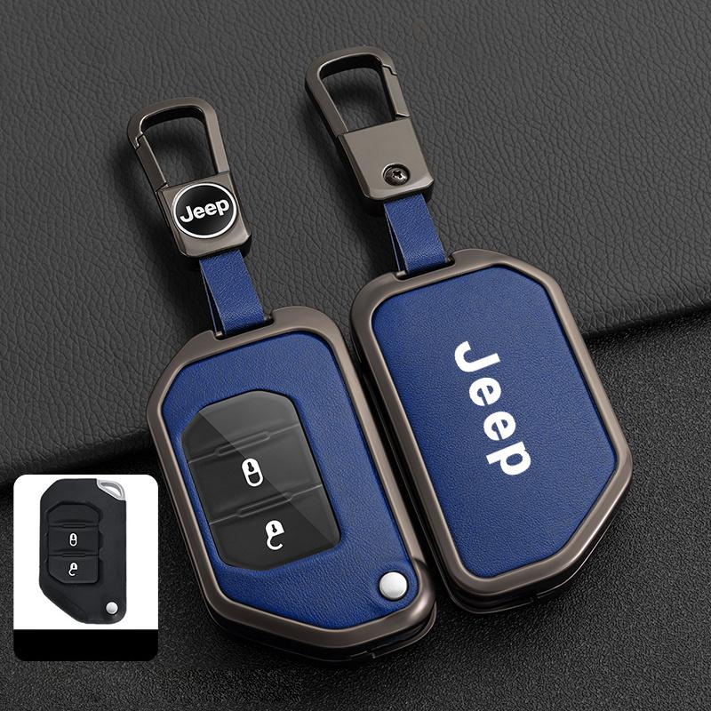 Car Remote Key Case Cover Protector Shell For Jeep Gladiator JT Sahara JLU Wrangler JL Rubicon 2018 2019 2 3 4 Button Flip Key
